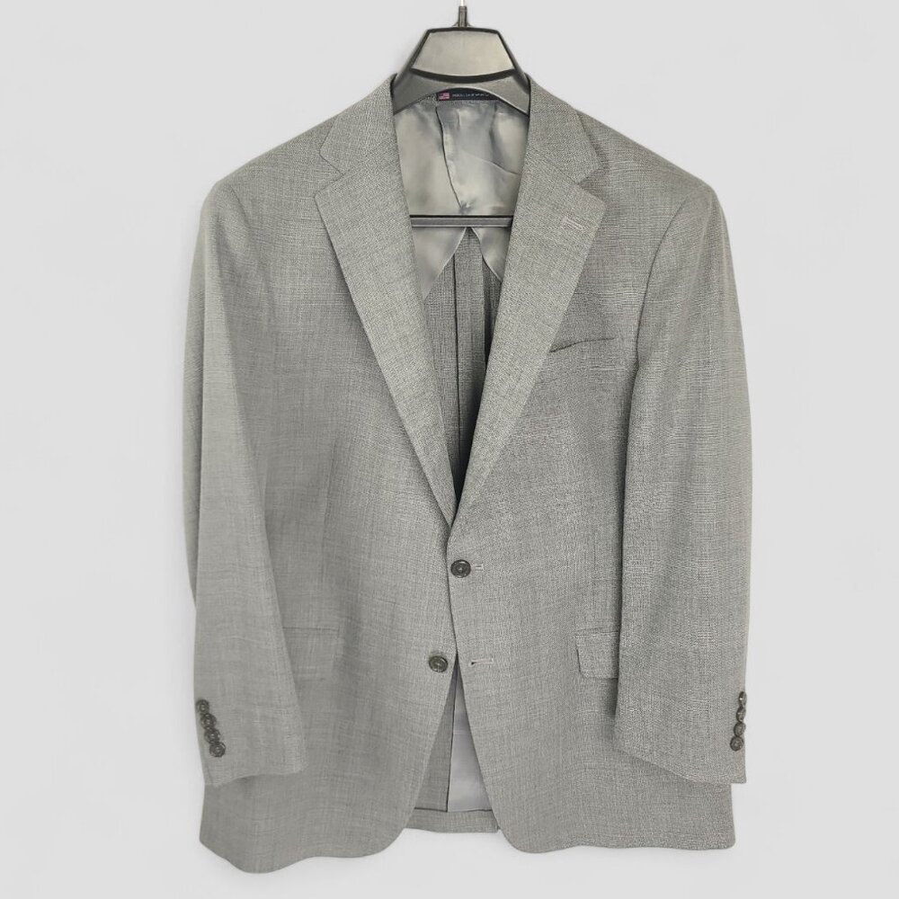 Hart Schaffner Marx Light Gray Wool Sport Coat Blazer